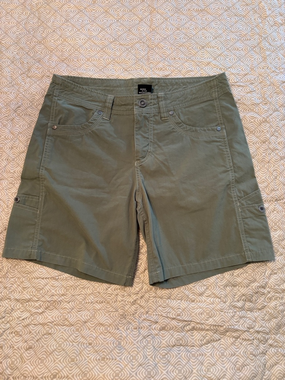 KUHL.Women's Olive Shorts size 8